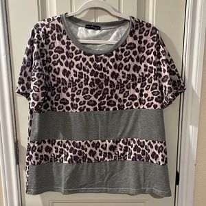 Shein animal print T-shirt